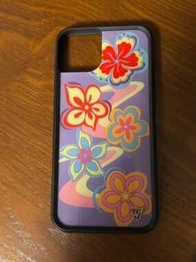 Wildflowers Purple Floral Retro Hibiscus Phone Case